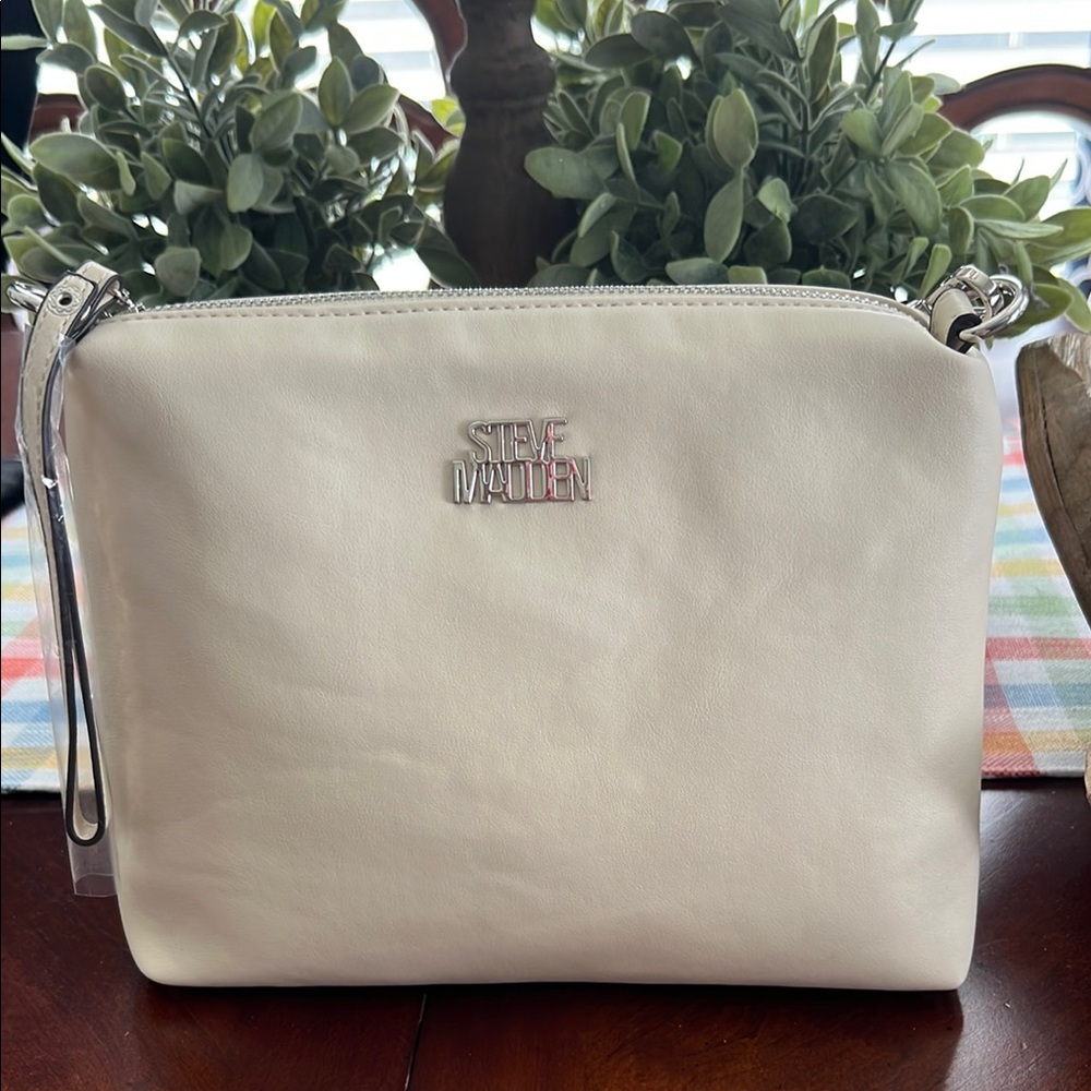 Steve Madden Cream Crossbody, New